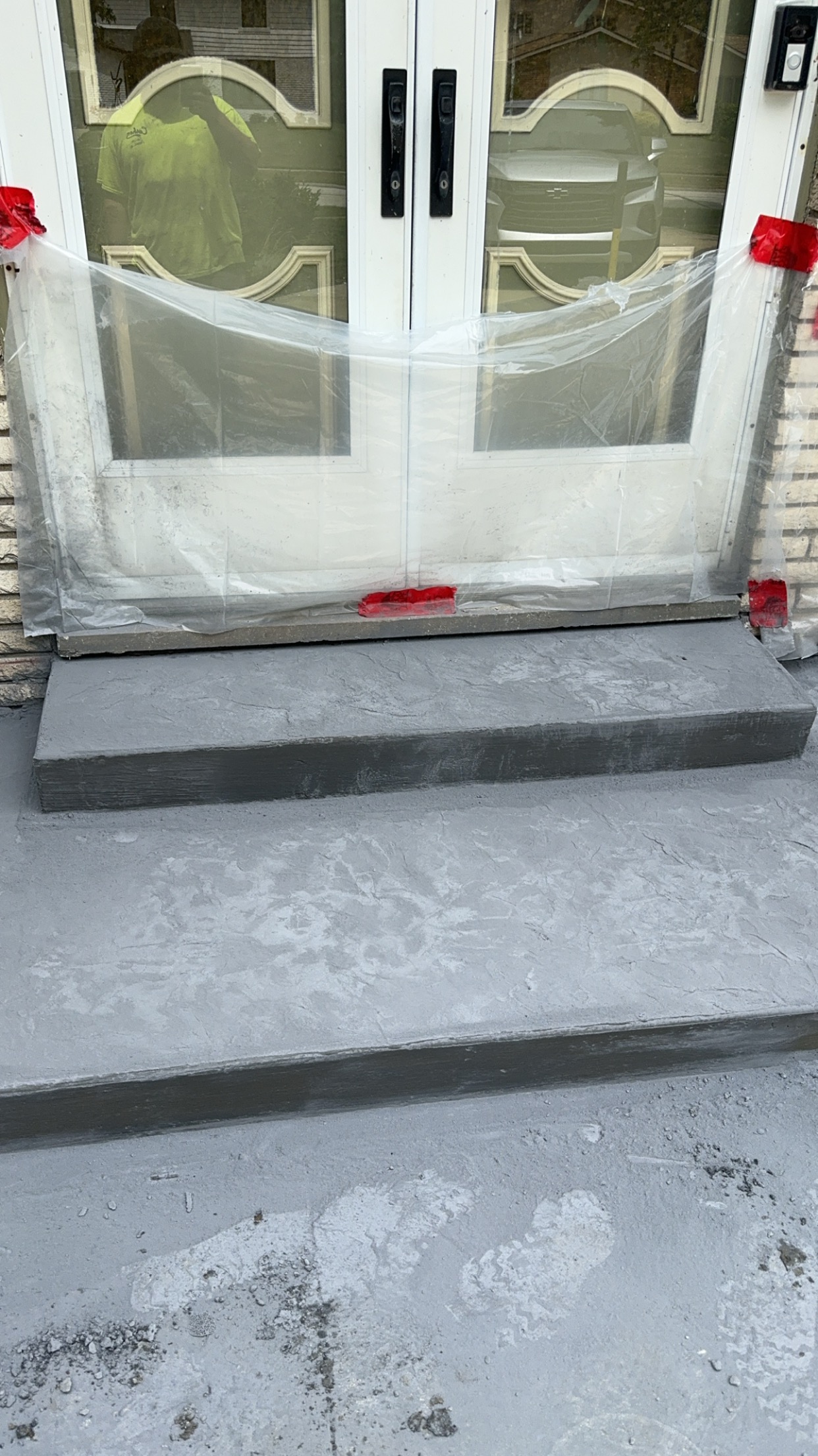 Concrete work in progress